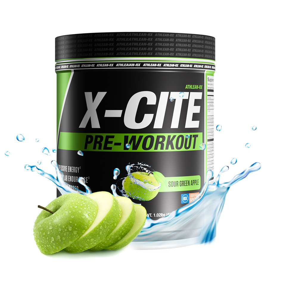 X-CITE Pre Workout - Sour Green Apple