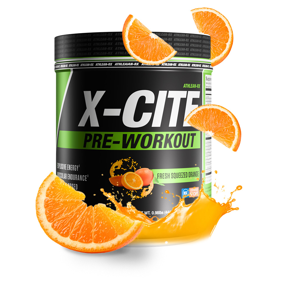 X-CITE Pre Workout - Fresh Squeezed Orange