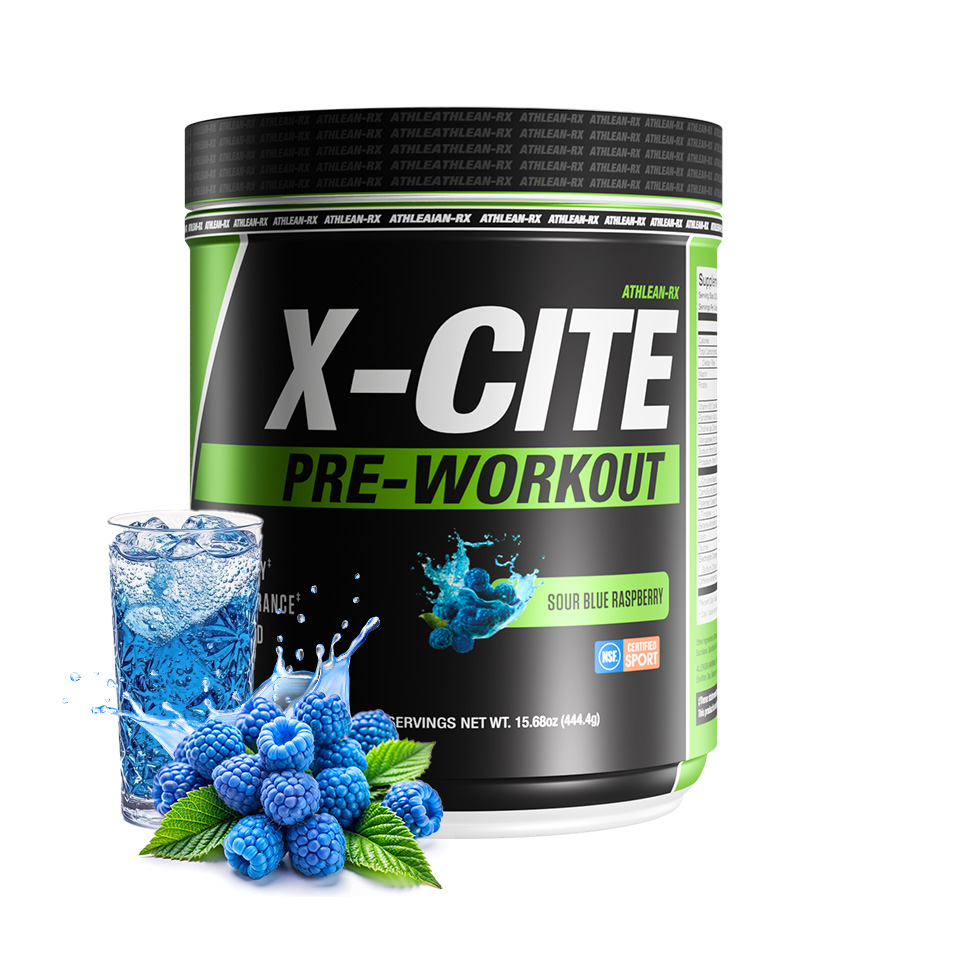 X-CITE Pre Workout - Sour Blue Raspberry
