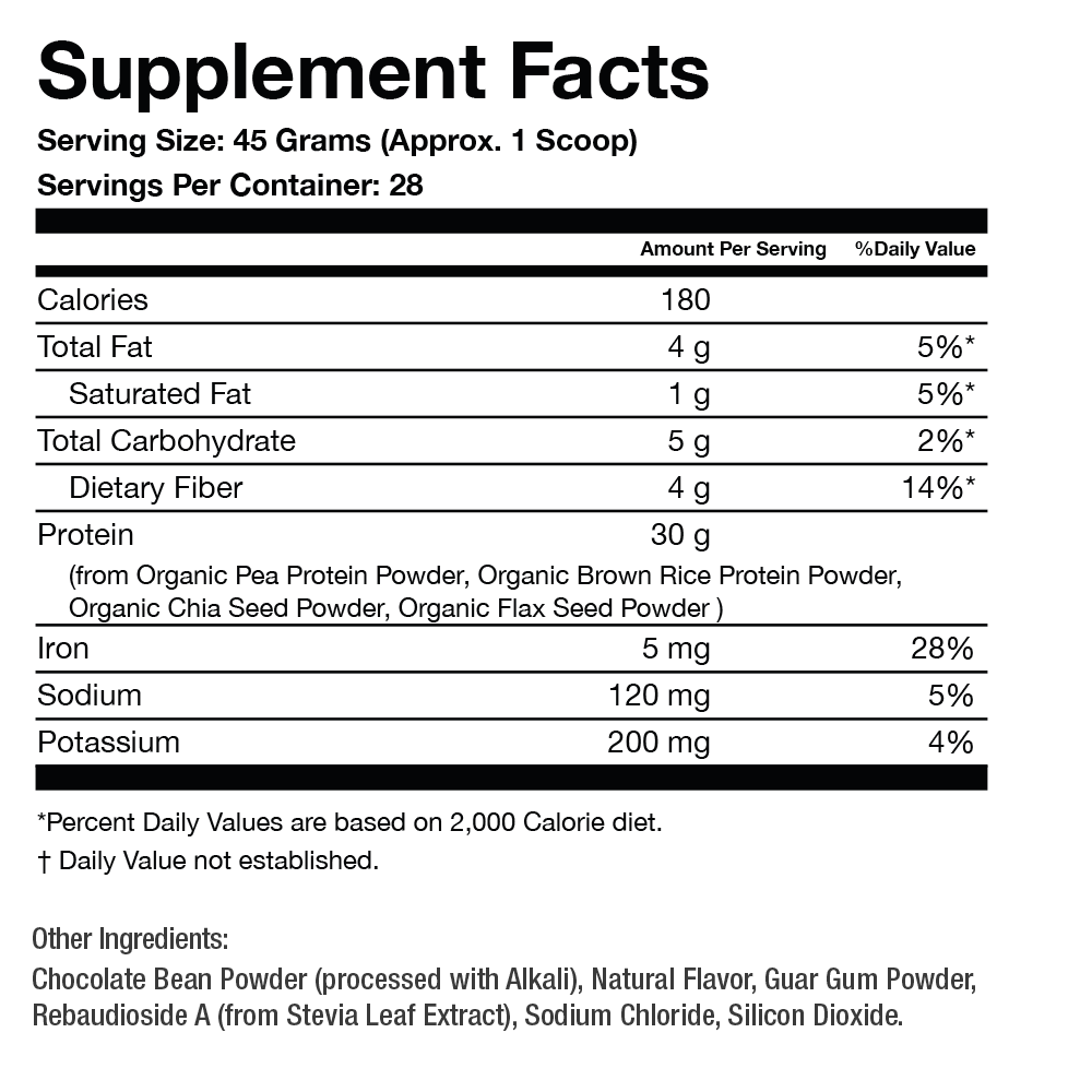 PRO-30G Vegan Protein | Rich Double Chocolate PRO-30G Vegan Protein | Rich Double Chocolate